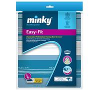 Minky PP23008122 EasyFit Ironing Board Cover, Polycotton, Blue, Fits 122 x 38 cm