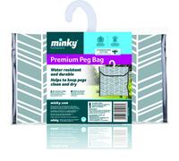 Minky Premium Geometric Linear Peg Bag
