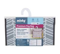Minky Premium Peg Bag, Grey, One Size