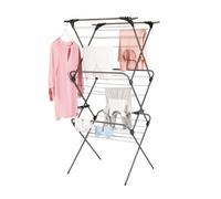 Minky Premium Sure Grip 3 Tier Airer, Stainless Steel, Gunmetal, Standard Size