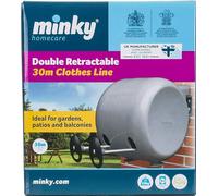 30m Retractable Reel Washing Line - Minky Clothes Outdoor 15m - line retractable minky washing clothes reel 30m outdoor 15m