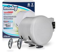 Minky Retractable Duo Reel Washing Line, Grey, 2x15m 2 x 15 m