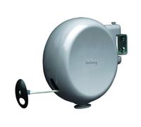 Minky Retractable Reel Outdoor Gardens Single Clothes Washing Line-15m