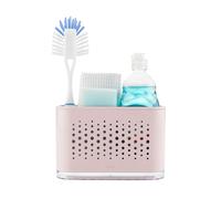 Minky Slimline Sink Tidy, Sink Caddy with Removable Drip Tray, Kitchen Storage Organiser, Brush and Sponge Holder, Cleaning Kitchen Organiser, Made i