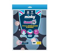Minky Smart Fit 125 x 45cm Ironing Board Cover, Elasticated, UK Made