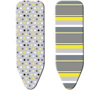Minky Smartfit Reversible Ironing Board Cover, Yellow/Grey, 125 x 45 c