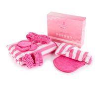 Minky Soak Up & Unwind Pamper Box, Post-Shower Self-Care Collection, Pink