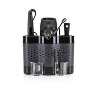 Minky Styling Dock - Silicone Mat Hair Tool Storage, Multipurpose Hair Dryer Holder, Bathroom Organiser Storage, Heat Resistant, Portable, Cable Management, Choice of Colours (Grey)