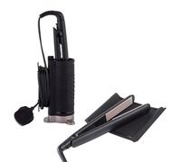 Minky Styling Pod - Silicone Heat Resistant Storage for Straighteners & Hair Crimper, Cable Management, Heat Proof, Lightweight, Heat Resistant Mat Included, Choice of Colours (Black & Silver)