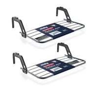 Minky Sure Grip 2 Pack Radiator Airer, Clothes Airer with Adjustable Arms, Non-Slip & Durable Clothes Dryer Rack, Hanging Drying Rack, Over Radiator
