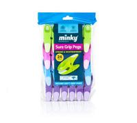 Minky Sure Grip Laundry Pegs (Pack Of 24) Multicoloured (One Size)