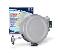 Minky Retractable Reel Outdoor Gardens Single Clothes Washing Line-15m