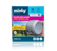 30m Retractable Reel Washing Line - Minky Clothes Outdoor 15m - line retractable minky washing clothes reel 30m outdoor 15m