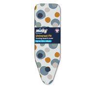 Minky Universal Ironing Board Cover Up to 125 x 45cm, Elasticated, UK Made
