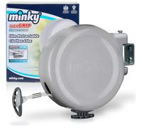 Minky Retractable Reel Outdoor Gardens Single Clothes Washing Line-15m