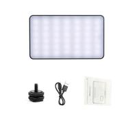 Minleshry RGB Video Light, 140 LED Beads 2500-9500K Dimmable CRI 95+ | Portable Photography Lighting with 3000mAh Battery, 31 Scene Effects, 1/4 Screw and Cold Shoe Mount for DSLR, Camera, Smartph
