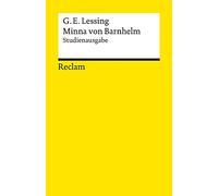 Minna von Barnhelm, oder das Soldatenglück: Studienausgabe