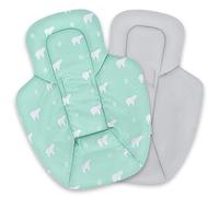 Minne Baby Infant Insert, Cool Mesh Fabric Newborn Insert Compatible with 4Moms MamaRoo and RockaRoo Swing, Soft and Breathable with Head and Body Support