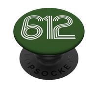 Minneapolis Minnesota 612 Twin Cities American Area Code PopSockets Adhesive PopGrip