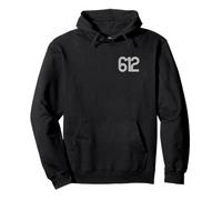 Minneapolis Minnesota 612 Twin Cities American Area Code Pullover Hoodie