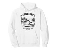 Minnesota Canoe Loon Shirt The North Star State Lake Nature Pullover Hoodie