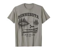 Minnesota Canoe Loon Shirt The North Star State Lake Nature T-Shirt