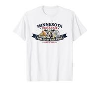 Minnesota Fair Food Cow Since 1859 Value Graphic T-Shirt