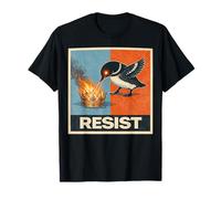 Minnesota Laser Loon Burning Crown Resist No Kings Protest T-Shirt