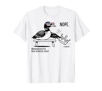 Minnesota No Kings Day Common Loon State Bird Crown Protest T-Shirt