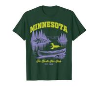 Minnesota North Star State Retro Vintage State Lake Loon T-Shirt