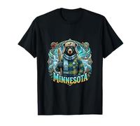 Minnesota Northern Bear Wilderness Winter Nature T-Shirt
