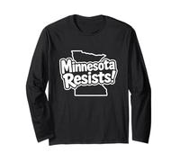 Minnesota Resists, Democracy, Immigration, Freedom of Speech Long Sleeve T-Shirt