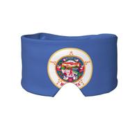 Minnesota State Flag Print Eye Shade Cover for Nap Travel Yoga,Eye Cover Blindfold Travel Office Nap Airplane