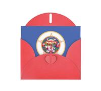 Minnesota State Flag print Holiday greeting cards - thank-you cards, invitation cards, double-sided flashing effects