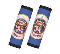Minnesota State Flag Print Luggage Handle Wrap Grip, Easy Installation, Help You Identify Your Luggage