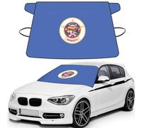 Minnesota State Flag Printed Car Windshield Cover, Waterproof Winter Snow Shield, Anti Frost Guard for Auto Glass