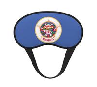 Minnesota State Flag Sleep Mask 100% Light Blocking Eye Mask for Sleeping, Sleep Mask for Unisex for Travel/Nap