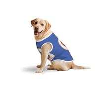Minnesota State Flag Soft Cotton T-Shirt Vest for Large Dogs, Print Pet Clothes Breathable Pet Pullover Tee Sleeveless Sweatshirt (3xl-5xl)
