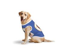 Minnesota State Flag Soft Cotton T-Shirt Vest for Large Dogs, Print Pet Clothes Breathable Pet Pullover Tee Sleeveless Sweatshirt (3xl-5xl)