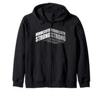 Minnesota Strong Community Strength Prayer Support Zip Hoodie