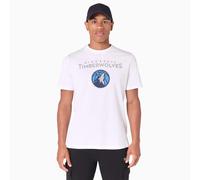 New Era Nba Regular Minnesota Timberwolves Short Sleeve T-shirt White S Men