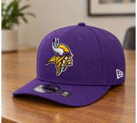 Minnesota Vikings Cap Adjustable Stretch Snap Patch Purple New Era
