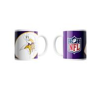Minnesota Vikings NFL Mug Coffee Mug Shadow Logo and Shield 330 ml