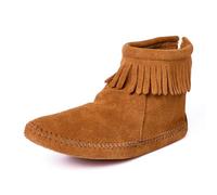 Minnetonka Women's Back Zipper 182 Ankle Boots, Brown (Brown), 6 UK