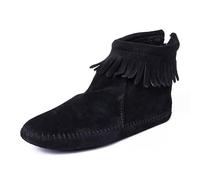 Minnetonka Women's Back Zipper 189 Ankle Boots, Black (Black), 6 UK
