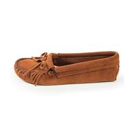 Minnetonka Women's Kilty Suede Moc 102 Mocassins, Brown (Brown), 8 UK
