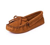 Minnetonka Kilty Suede Moc 402, Women Mocassins, Brown (Brown), 7 UK (40 EU)