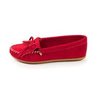 Minnetonka Kilty Suede Moc, Women's Mocassins, Red (Red / RED), 9 UK (42 EU)
