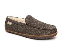 Minnetonka Men’s Eco Elm - Slip-On Casual Loafers Designed with Recycled Berber Lining, Removable Contoured Footbed, MinnTREAD Rubber with Rice Husk Sole, and Repurposed Fabric Upper, Morel, 10 UK