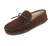 Minnetonka Men's 4155 Casey Low-Top Slippers, Brown (Chocolate), 10 UK